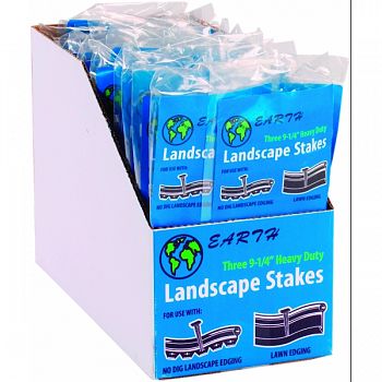 Earth Poly Anchoring Stake Display  3 PACK/25 PIECE