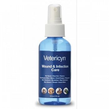 Vetericyn Wound and Infection Spray for Animals 4 oz.