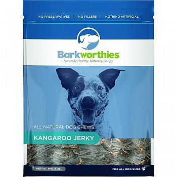 All Natural Kangaroo Jerky Dog Chew BROWN 4 OUNCE