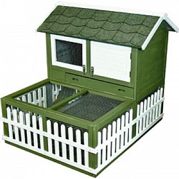 Rabbit Ranch Hutch And Pen Combo