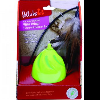 Petlinks Wild Thing Electronic Motion Cat Toy GREEN 12/DISPLAY