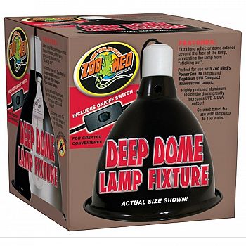 Deep Dome Lamp Fixture 10 in.
