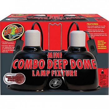 Combo Deep Dome Lamp Fixture - 2 pack