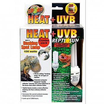 Heat & UV Light Combo Pack - 100 Watt
