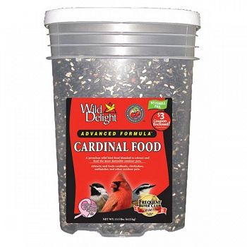 Wild Delight Cardinal Food Pail