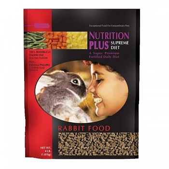 Nutrition Plus Supreme Rabbit Food - 4 lbs