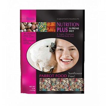 Nutrition Plus Supreme Parrot Food - 4 lbs