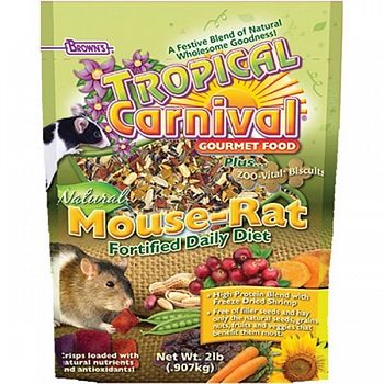 Tropical Carnival Natural Mouse and Rat - 2 lbs.