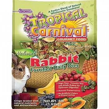 Tropical Carnival Natural Rabbit - 4 lbs