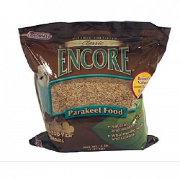 Encore Classic Natural Parakeet Food - 4 lb.