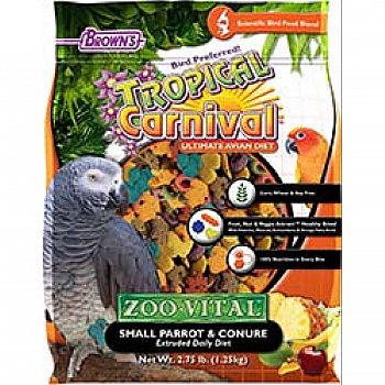Tropical Carnival Zoo-vital Small Parrot & Conure