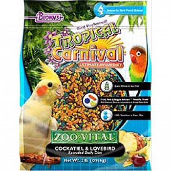 Tropical Carnival Zoo-vital Cockatiel & Lovebird
