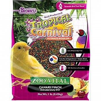 Tropical Carnival Zoo-vital Canary & Finch Food