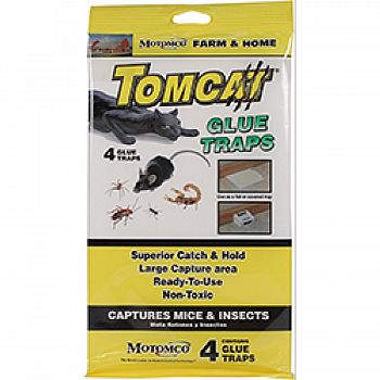 Tomcat Glue Traps For Mice And Insects