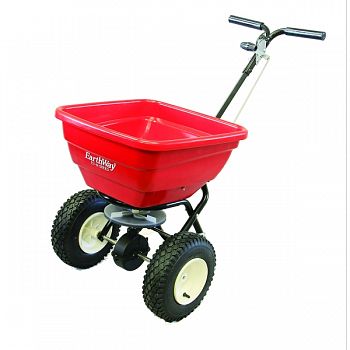 Commercial Adaptable Broadcast Spreader RED 80 POUND