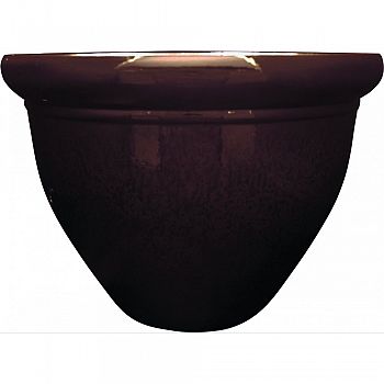 Pizzazz Pop Resin Pottery Planter JAVA CHOCOLATE 9 INCH (Case of 12)