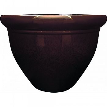 Pizzazz Pop Resin Pottery Planter  New Item   1231 JAVA CHOCOLATE 12 INCH (Case of 12)