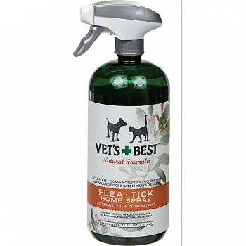 Vets Best Natural Formula Flea & Tick Home Spray - 32 oz.