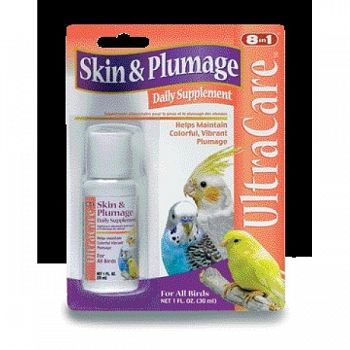 UltraCare Skin & Plumage Liquid Supplement for Birds - 1 oz.