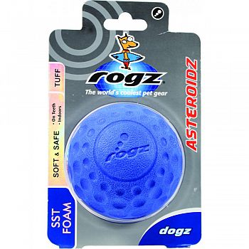 Rogz Asteroidz Dog Ball ASSORTED 3 INCH/LARGE