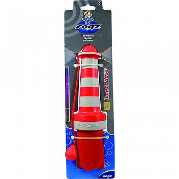 Rogz Lighthouse Dog Fetch Toy ORANGE LARGE
