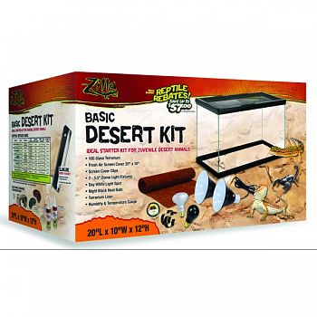 Basic Desert Starter Kit BLACK 10 GALLON