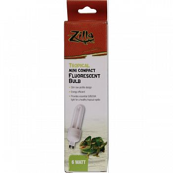 Zilla Mini Compact Fluorescent Bulb Tropical  6 WATT