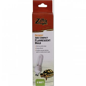 Zilla Mini Compact Fluorescent Bulb Desert  6 WATT