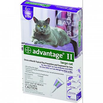 Advantage 2 Cat Purple / over 10 lbs - 4 pk.