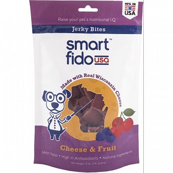Smart Fido Jerky Bites Usa CHEESE/FRUIT 5 OUNCE