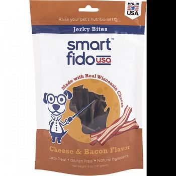 Smart Fido Jerky Bites Usa CHEESE/BACON 5 OUNCE