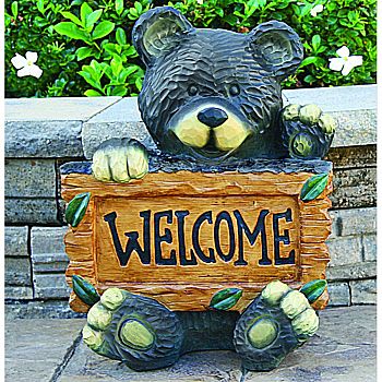 Welcome Bear Statuary