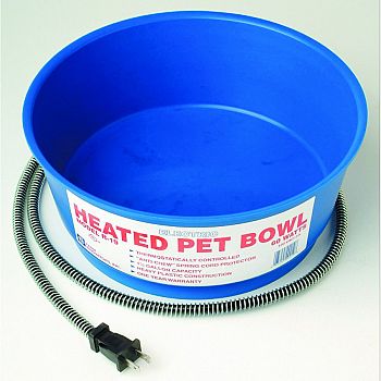 Heated Round Pet Bowl