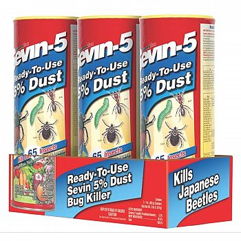 Sevin Dust 5% - 3 pack / 1 lb each