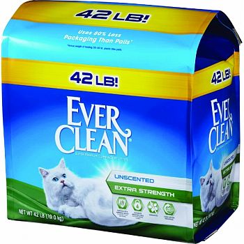 Ever Clean Extra Strength Clumping Cat Litter UNSCENTED 42 POUND