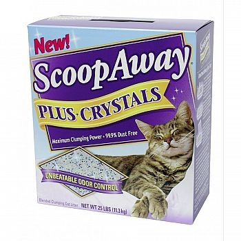 Scoop Away Plus Crystals Cat Litter - 25 lbs.