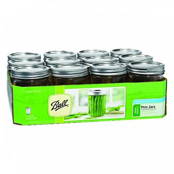 Ball Wide Mouth Mason Jars  16 OUNCE (Case of 12)