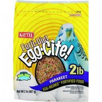 Forti-Diet Egg-Cite! Parakeet Bird Food - 3 lb. 