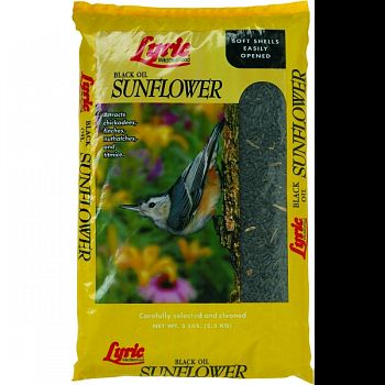 Black Oil Sunflower Seeds  5 POUND (Case of 8)