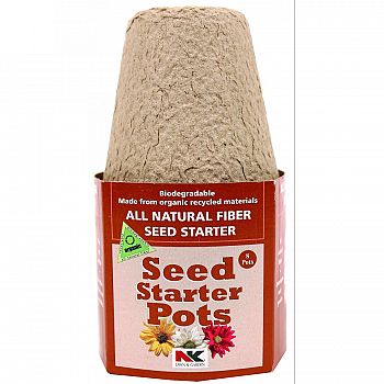 All Natural Fiber Seed Starter Pots
