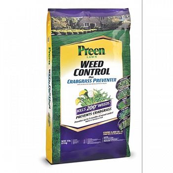 Preen Lawn Weed Control Plus Crabgrass Preventer - 18 lb