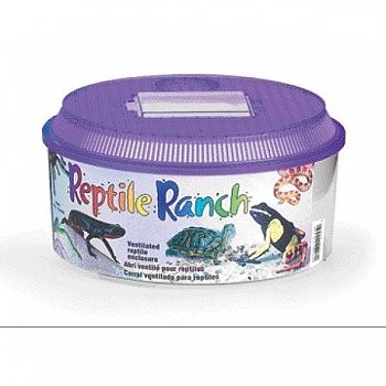 Round Reptile Ranch with Lid