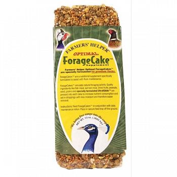 Optimal Forage Cake for Premium Flocks - 13 oz.