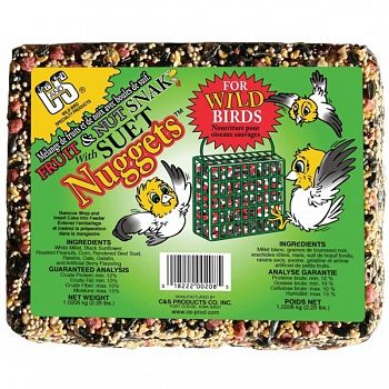 Fruit & Nut Snak With Suet Nuggets - 2.25 lbs