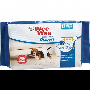 Wee-wee Disposable Diapers  MEDIUM