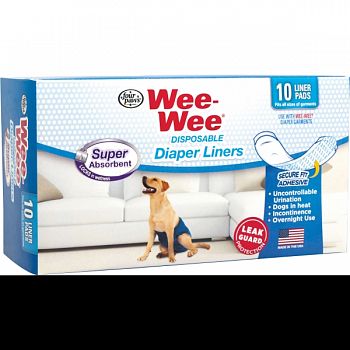 Wee-wee Disposable Diaper Liners  10 PACK