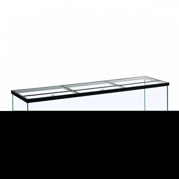 Glass Canopy For Rectangular Aquariums Hinged  48X18 INCH