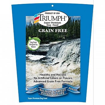 Triumph Grain Free Salmon And Sweet Potato Recipe