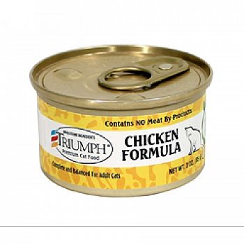 Triumph Canned Cat Food - Chicken 3 oz. each (Case of 24)