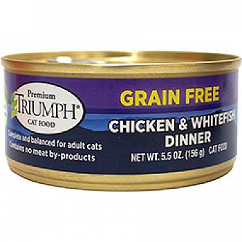 Grain Free Chicken & Whtfish Can Cat Food (Case of 24)